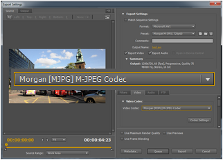 mjpg-codec voor Windows Media