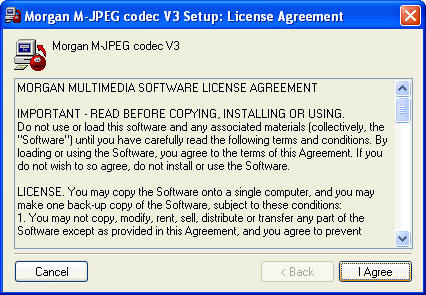 Morgan Multimedia Support M Jpeg Codec 32 Bit Installation
